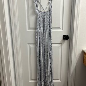 True Craft Blue and White Jumpsuit